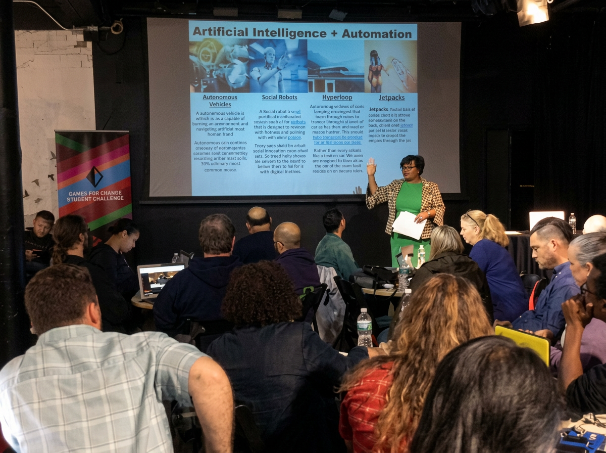 Keynote at NOMA Games for Change — AI + Automation
